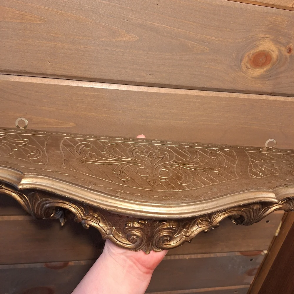 Vintage Wall Sconce Shelf